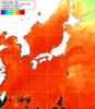 NOAA人工衛星画像:日本全域, 1週間合成画像(2025/07/30～2025/08/05UTC)