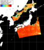 NOAA人工衛星画像:日本全域, パス=20250806 12:41 UTC