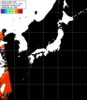 NOAA人工衛星画像:日本全域, パス=20250806 14:13 UTC