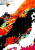 NOAA人工衛星画像:日本海, 1日合成画像(2025/08/06UTC)