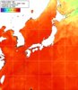 NOAA人工衛星画像:日本全域, 1週間合成画像(2025/08/01～2025/08/07UTC)
