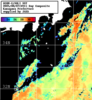 NOAA人工衛星画像:神奈川県近海, 1日合成画像(2025/08/07UTC)