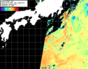 NOAA人工衛星画像:黒潮域, 1日合成画像(2025/08/07UTC)