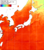 NOAA人工衛星画像:日本全域, 1週間合成画像(2025/08/02～2025/08/08UTC)