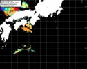 NOAA人工衛星画像:黒潮域, パス=20250808 13:28 UTC