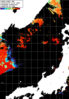 NOAA人工衛星画像:日本海, パス=20250809 12:53 UTC