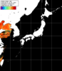 NOAA人工衛星画像:日本全域, パス=20250810 02:54 UTC