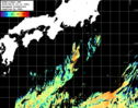 NOAA人工衛星画像:黒潮域, パス=20250810 01:13 UTC