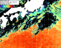 NOAA人工衛星画像:黒潮域, 1日合成画像(2025/09/20UTC)