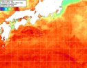 NOAA人工衛星画像:黒潮域, 1週間合成画像(2025/09/14～2025/09/20UTC)