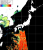 NOAA人工衛星画像:日本全域, パス=20251019 13:18 UTC