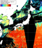 NOAA人工衛星画像:日本全域, 1日合成画像(2025/10/19UTC)