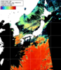 NOAA人工衛星画像:日本全域, 1日合成画像(2025/10/20UTC)