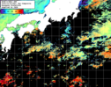 NOAA人工衛星画像:黒潮域, 1日合成画像(2025/10/24UTC)