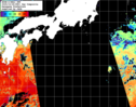 NOAA人工衛星画像:黒潮域, 1日合成画像(2025/10/26UTC)