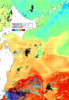 NOAA人工衛星画像:親潮域, 1週間合成画像(2025/10/21～2025/10/27UTC)