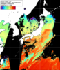 NOAA人工衛星画像:日本全域, 1日合成画像(2025/11/01UTC)
