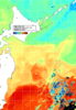 NOAA人工衛星画像:親潮域, 1週間合成画像(2025/10/28～2025/11/03UTC)