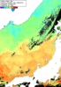 NOAA人工衛星画像:日本海, 1日合成画像(2025/11/04UTC)