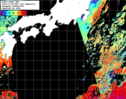 NOAA人工衛星画像:黒潮域, 1日合成画像(2025/11/06UTC)