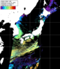 NOAA人工衛星画像:日本全域, パス=20260111 01:36 UTC
