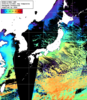 NOAA人工衛星画像:日本全域, 1日合成画像(2026/01/12UTC)