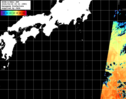 NOAA人工衛星画像:黒潮域, パス=20260224 00:31 UTC