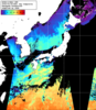NOAA人工衛星画像:日本全域, 1日合成画像(2026/02/25UTC)