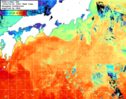 NOAA人工衛星画像:黒潮域, 1週間合成画像(2026/02/26～2026/03/04UTC)