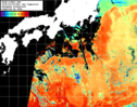 NOAA人工衛星画像:黒潮域, 1日合成画像(2026/04/09UTC)