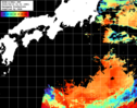 NOAA人工衛星画像:黒潮域, パス=20260413 01:01 UTC