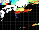 NOAA人工衛星画像:黒潮域, パス=20260413 12:18 UTC