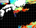 NOAA人工衛星画像:黒潮域, パス=20260413 12:21 UTC