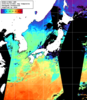NOAA人工衛星画像:日本全域, 1日合成画像(2026/04/15UTC)