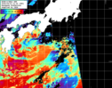 NOAA人工衛星画像:黒潮域, パス=20260415 13:09 UTC