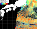 NOAA人工衛星画像:黒潮域, パス=20260417 00:55 UTC