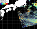 NOAA人工衛星画像:黒潮域, パス=20260417 12:12 UTC