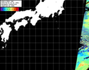 NOAA人工衛星画像:黒潮域, パス=20260418 00:32 UTC