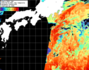 NOAA人工衛星画像:黒潮域, 1日合成画像(2026/04/21UTC)