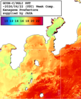 NOAA人工衛星画像:沿岸～伊豆諸島, 1週間合成画像(2026/04/16～2026/04/22UTC)