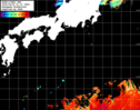 NOAA人工衛星画像:黒潮域, パス=20260424 01:10 UTC