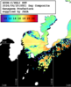 NOAA人工衛星画像:沿岸～伊豆諸島, 1日合成画像(2026/04/25UTC)