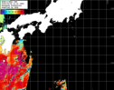 NOAA人工衛星画像:黒潮域, パス=20260426 13:14 UTC
