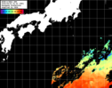 NOAA人工衛星画像:黒潮域, パス=20260609 00:52 UTC