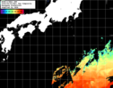 NOAA人工衛星画像:黒潮域, 1日合成画像(2026/06/09UTC)