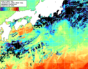 NOAA人工衛星画像:黒潮域, 1週間合成画像(2026/06/04～2026/06/10UTC)