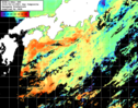 NOAA人工衛星画像:黒潮域, 1日合成画像(2026/06/12UTC)