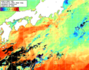 NOAA人工衛星画像:黒潮域, 1週間合成画像(2026/06/08～2026/06/14UTC)
