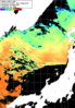 NOAA人工衛星画像:日本海, 1日合成画像(2026/06/14UTC)