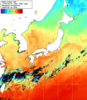 NOAA人工衛星画像:日本全域, 1週間合成画像(2026/06/09～2026/06/15UTC)